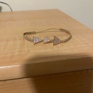 Elegant Gold Triangle Bracelet
